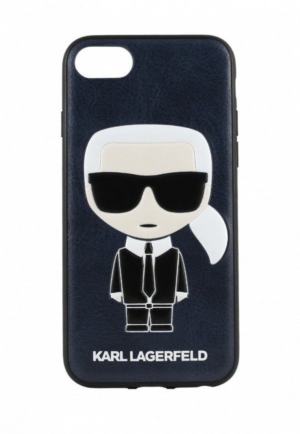 

Чехол для iPhone Karl Lagerfeld, Синий, 8 / SE 2020, PU Leather Iconic Karl Blue