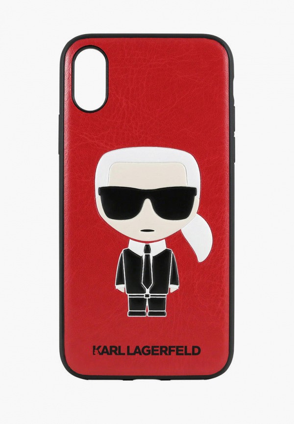 

Чехол для iPhone Karl Lagerfeld, Красный, X / XS, PU Leather Iconic Karl Red