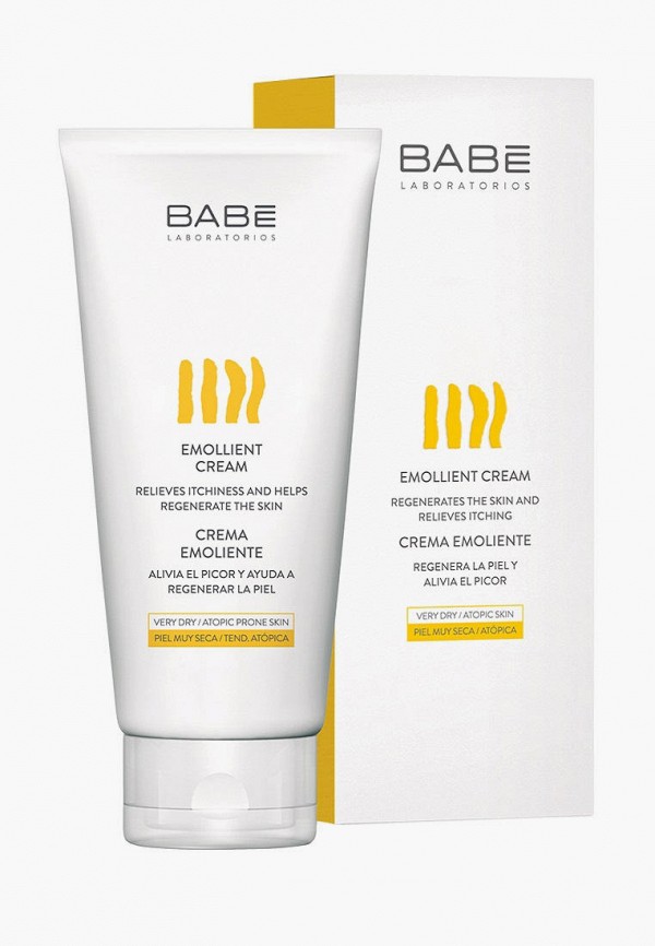 

Крем для тела Babe Laboratorios, Белый, восстанавливающий эмоллиент с Омега 3,6, и 9, 200 мл