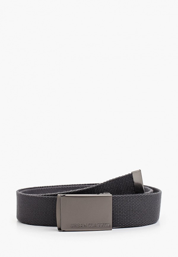 

Ремень Urban Classics, Серый, Canvas Belts