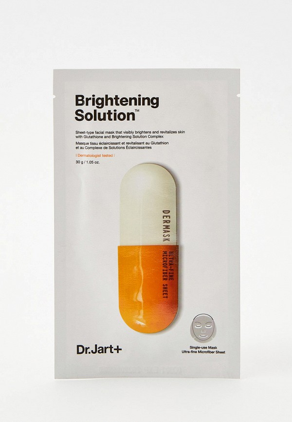 

Маска для лица Dr.Jart+, Прозрачный, Dermask Маска "Капсулы Красоты" Детокс, 25 г