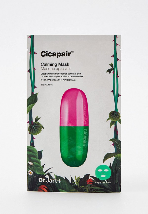 

Маска для лица Dr.Jart+, Прозрачный, Cicapair Восстанавливающая Успокаивающая Маска Антистресс, 25 г