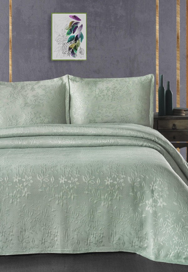 

Комплект с покрывалом Arya home collection, Зеленый, Sarah 160х220