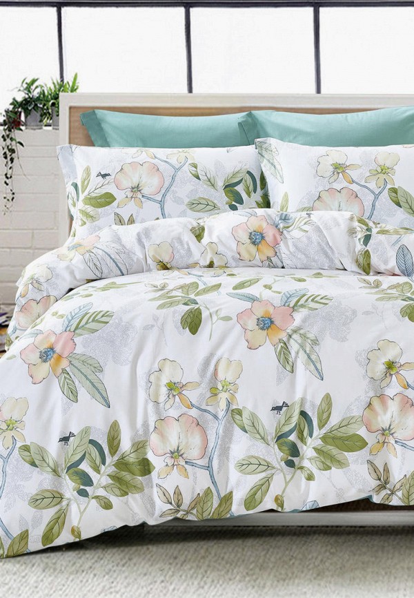 

Постельное белье Семейное Bellehome, Белый, Этьен
