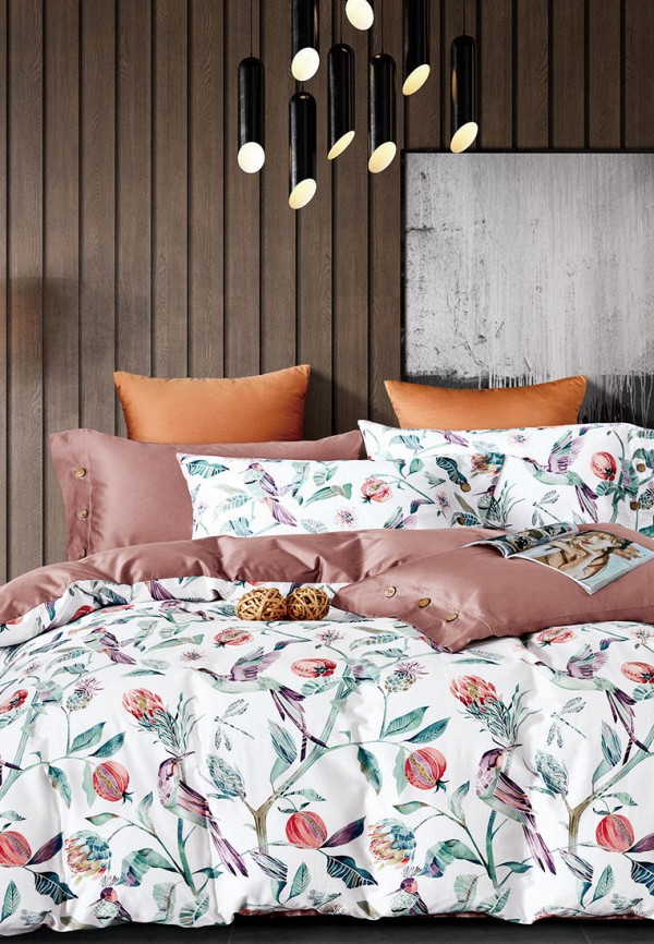 

Постельное белье Евро Bellehome, Разноцветный, Гранатовый сад
