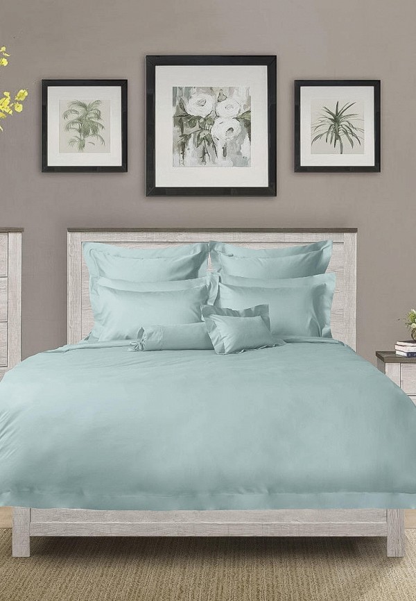 

Постельное белье Евро Bellehome, Бирюзовый, Стефания Azure
