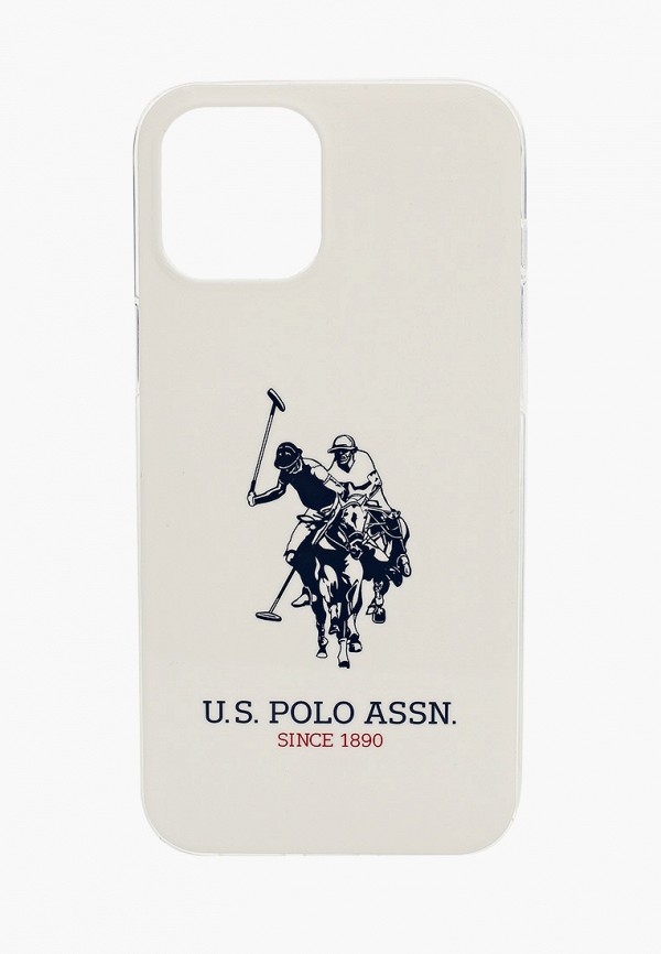 

Чехол для iPhone U.S. Polo Assn., Белый, PC/TPU Shiny Double horse White
