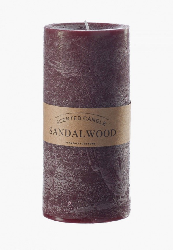 

Свеча ароматическая Decogallery, Бордовый, "Sandalwood"