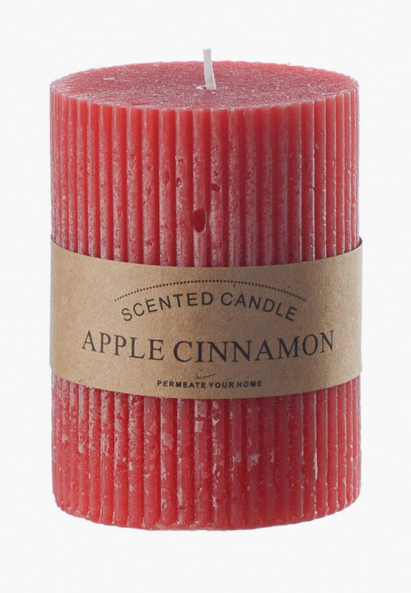 

Свеча ароматическая Decogallery, Бордовый, "Apple cinnamon"
