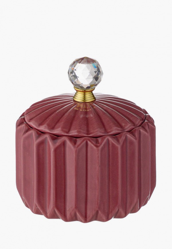 

Контейнер для хранения продуктов Decogallery, Бордовый, с крышкой S, 15х12 см