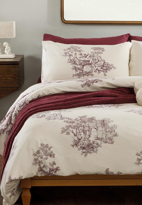 

Постельное белье Евро English Home, Бежевый, English Home MP002XU041XQ