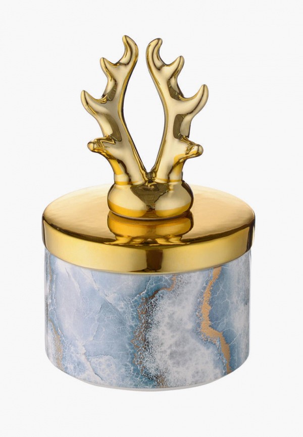 

Контейнер для хранения продуктов Decogallery, с крышкой "Мрамор", 20х11,5 см