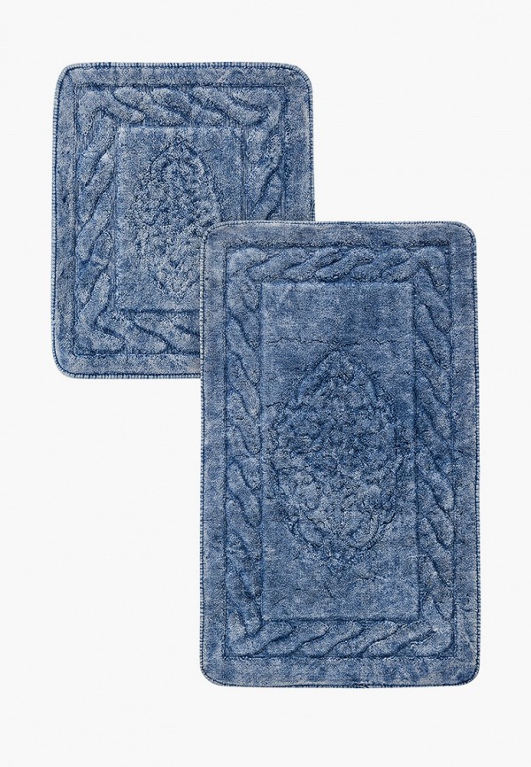 

Комплект ковриков Chilai Home, Синий, 60x100, 50x60
