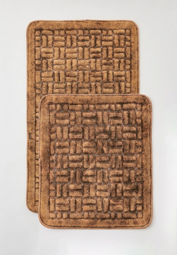 

Комплект ковриков Chilai Home, Коричневый, 60x100, 50x60