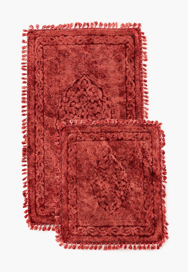 

Комплект ковриков Chilai Home, Красный, 60x100, 50x60 см