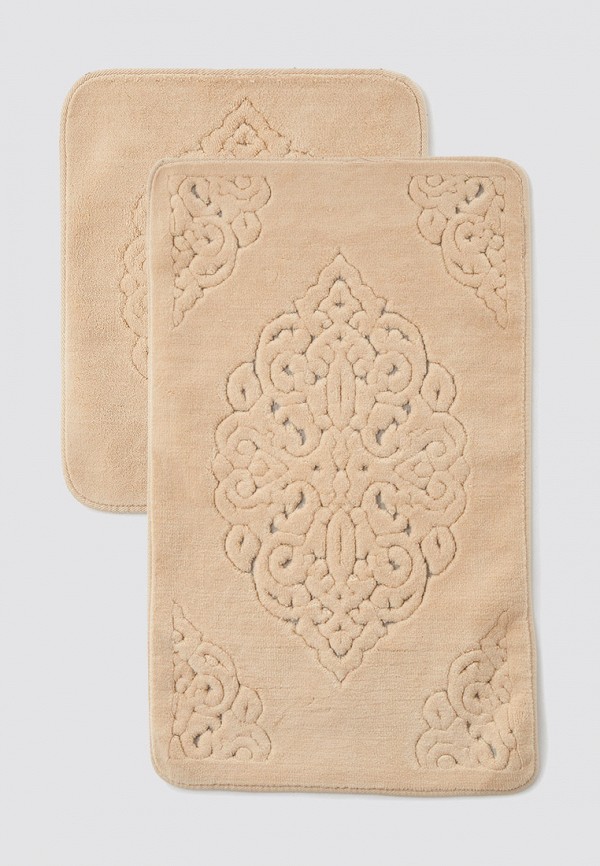 

Комплект ковриков Chilai Home, Бежевый, 60x100, 50x60 см