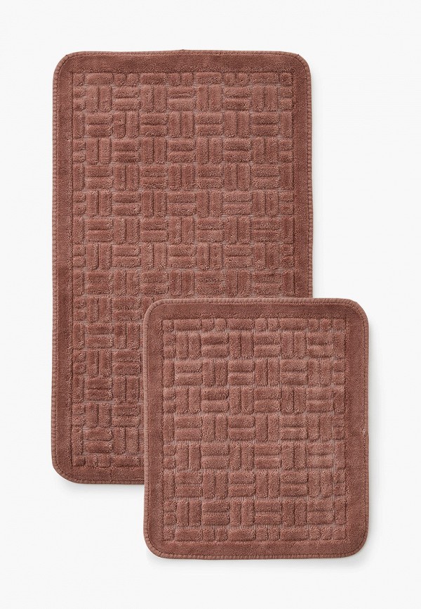 

Комплект ковриков Chilai Home, Коричневый, 60x100, 50x60 см