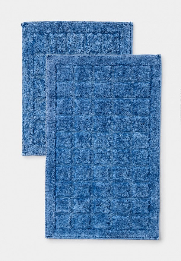 

Комплект ковриков Chilai Home, Голубой, 60x100, 50x60 см