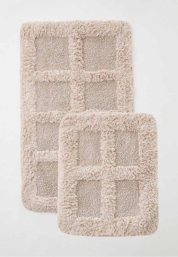 

Комплект ковриков Chilai Home, Бежевый, 60x100, 50x60