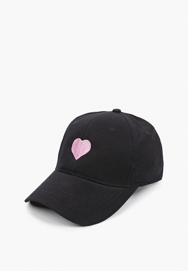 

Бейсболка Hatparad, Черный, PINK HEART