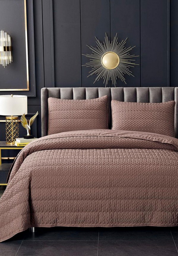 Комплект с покрывалом Sofi De Marko коричневый, размер 00, фото 2