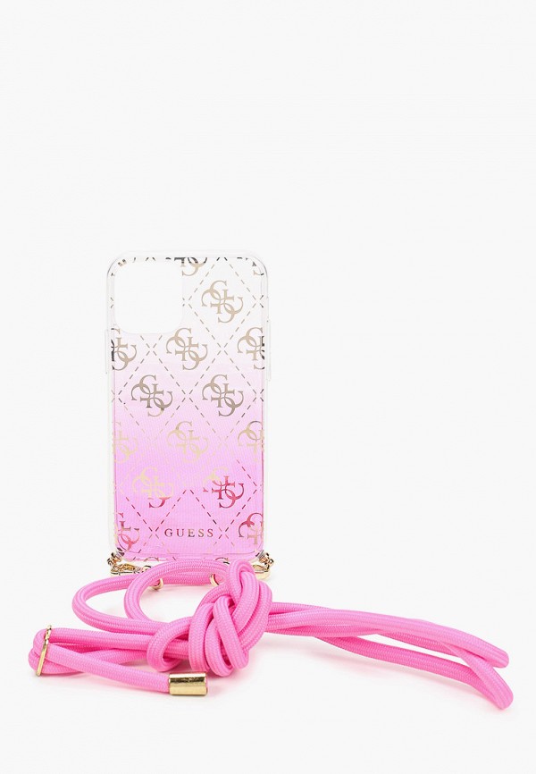 

Чехол для iPhone Guess, Розовый, 11 Pro, 4G Cord collection PC/TPU Gradient Pink