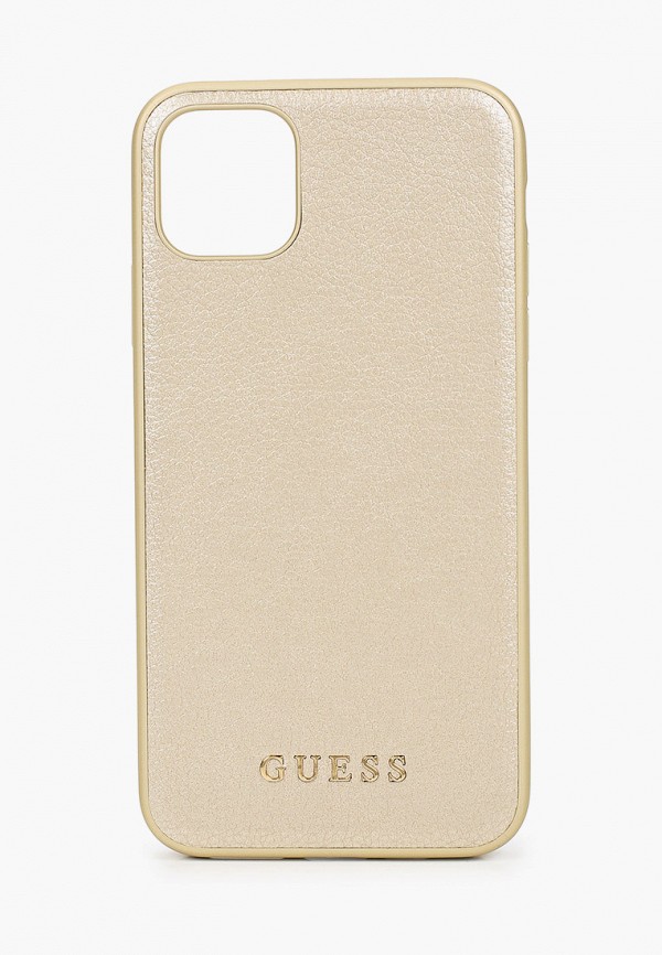 

Чехол для iPhone Guess, Бежевый, 11 Pro Max, Iridescent PU Gold
