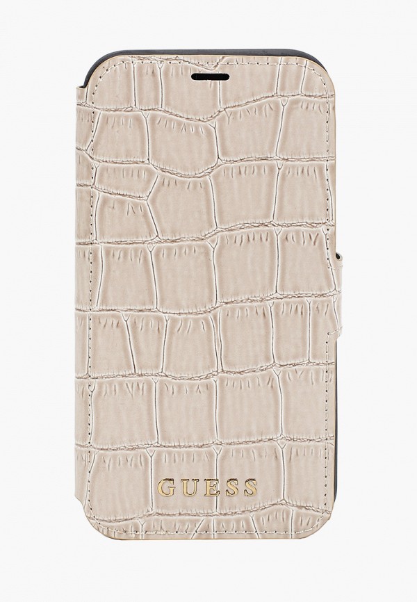 

Чехол для iPhone Guess, Серый, XR, Croco Booktype PU Beige
