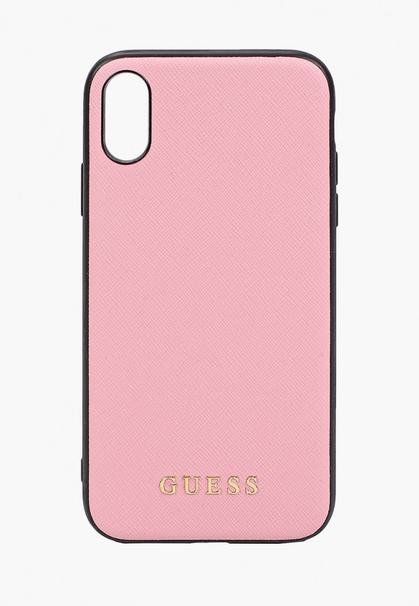 

Чехол для iPhone Guess, Розовый, XR, Silicone Saffiano Pink