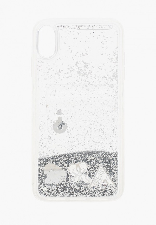 

Чехол для iPhone Guess, Прозрачный, XS Max, Glitter Silver