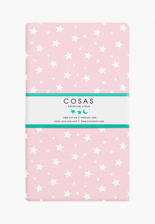 

Простыня 1,5-спальная Cosas, Розовый, 160х200х20