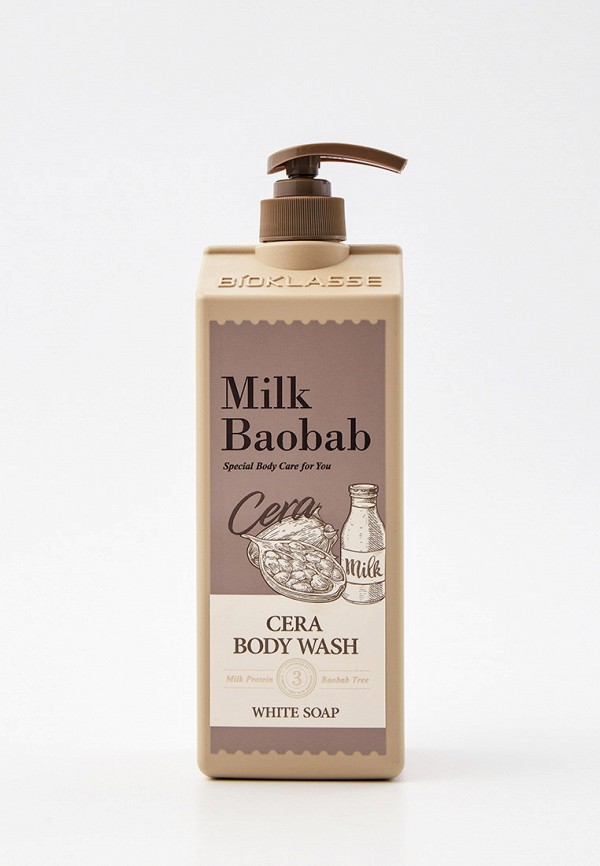 

Гель для душа Milk Baobab, Прозрачный, CWS, 1200 мл