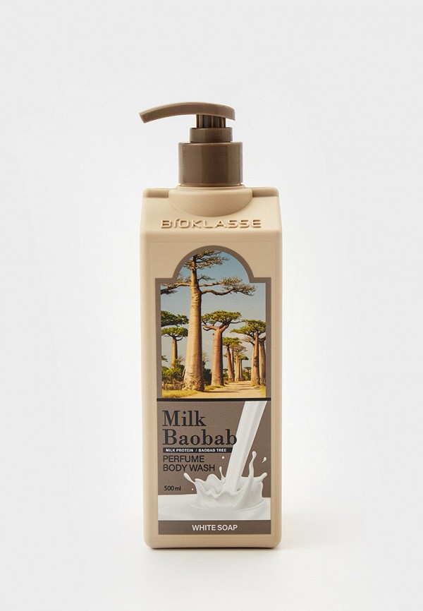 

Гель для душа Milk Baobab, Прозрачный, MILK BAOBAB PERFUME BODY WASH WHITE SOAP, 500 мл