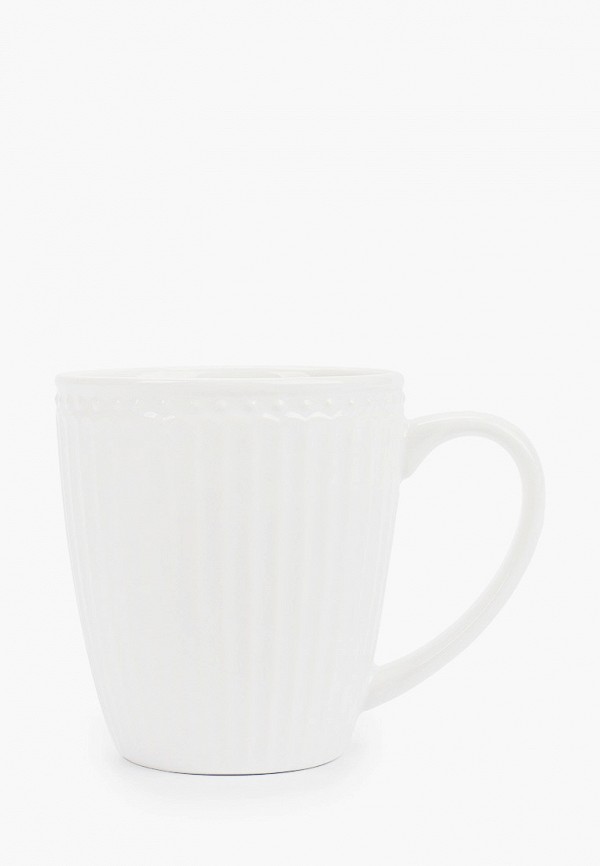 

Кружка Greengate, Белый, Alice white, 370 мл