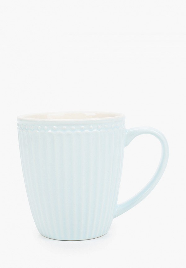 

Кружка Greengate, Бирюзовый, Alice pale blue, 370 мл