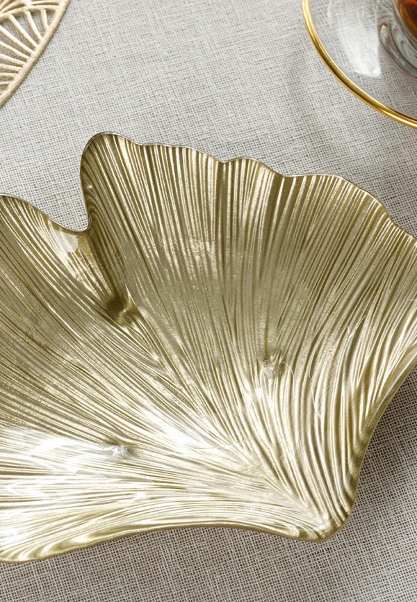 

Блюдо сервировочное English Home, Золотой, Ginkgo Leaf, 18 см