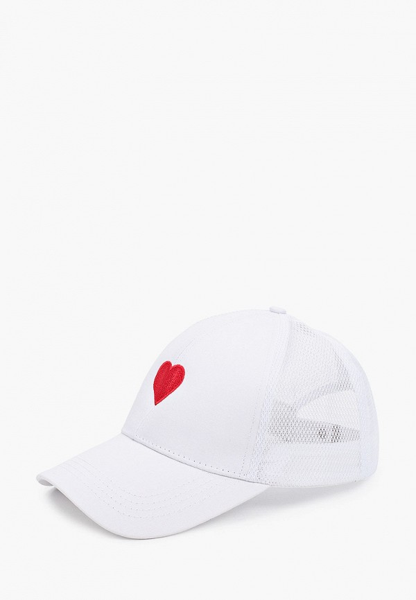 

Бейсболка Hatparad, Белый, RED HEART