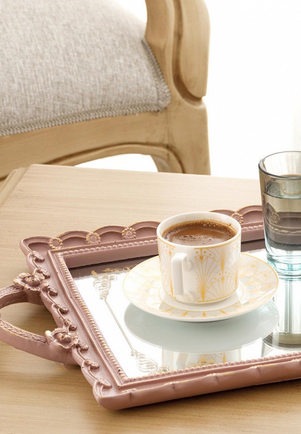 

Поднос English Home, Розовый, Mila, 46х26 см