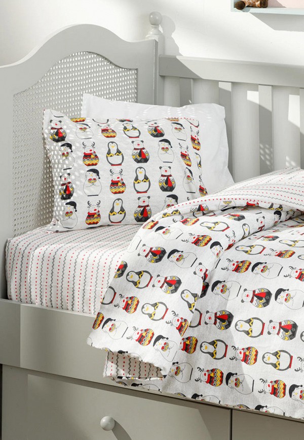 

Постельное белье детское English Home, Белый, Penguins