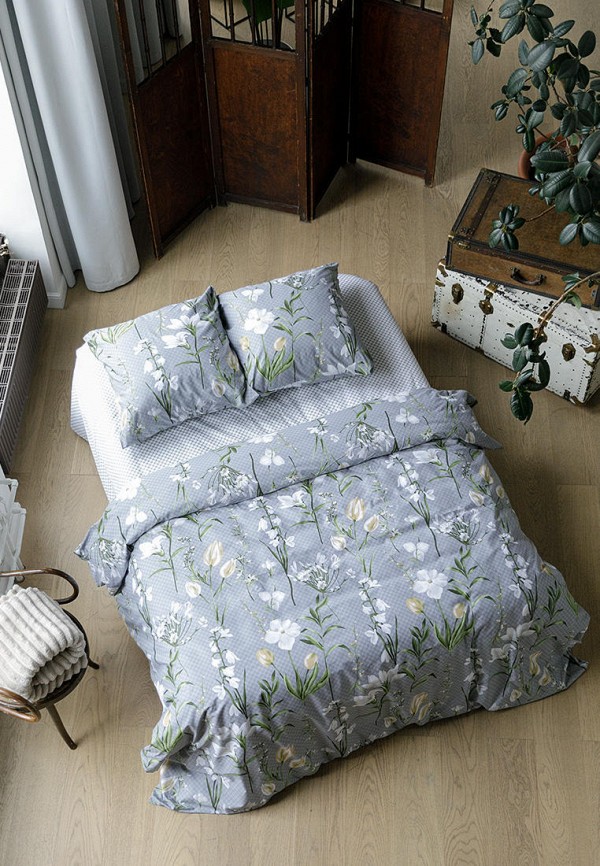 Постельное белье Евро Унисон серый, размер 00, фото 3