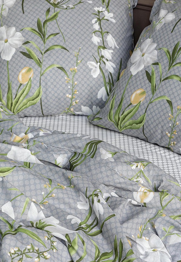 Постельное белье Евро Унисон серый, размер 00, фото 4