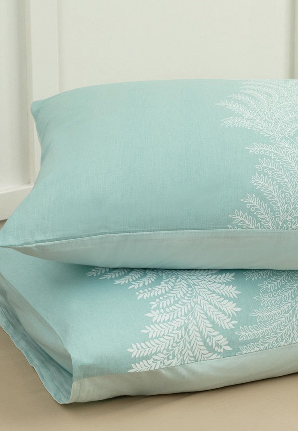 

Комплект наволочек English Home, Бирюзовый, Elegant Leaves