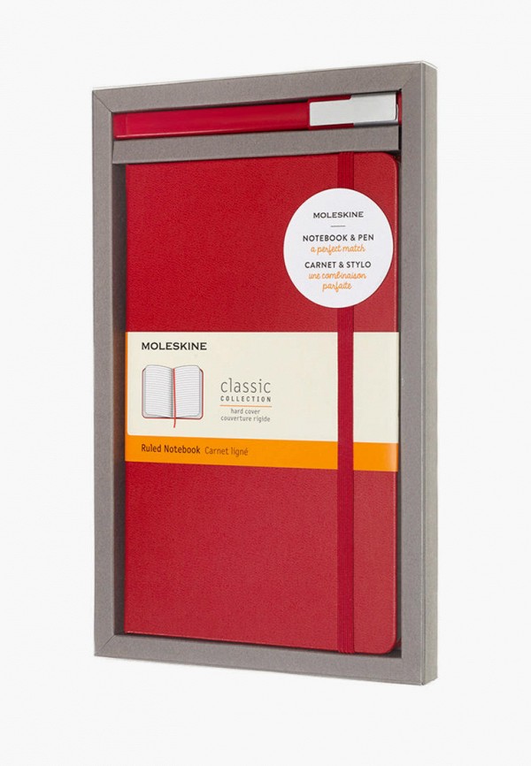 

Блокнот и ручка Moleskine, Красный