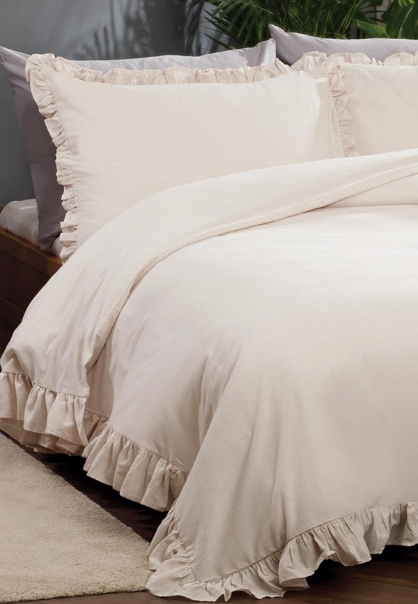 

Постельное белье Евро English Home, Бежевый, English Home MP002XU047ZG