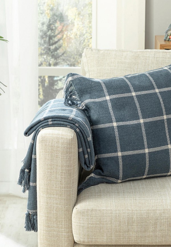 

Подушка декоративная English Home, Синий, Modern Lines, 45х45 см