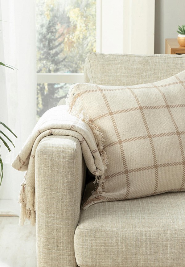 

Подушка декоративная English Home, Бежевый, Elegant Lines, 45х45 см