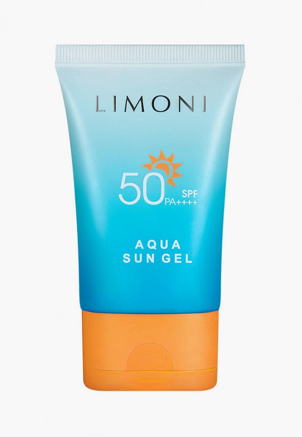 

Крем солнцезащитный Limoni, Голубой, гель SPF 50+РА++++ Aqua Sun Gel 50 ml