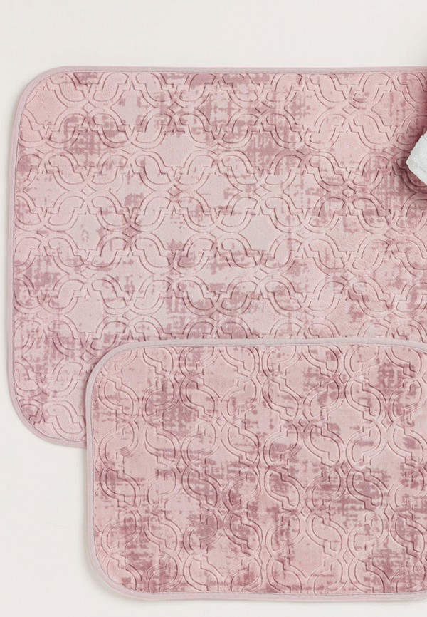 

Комплект ковриков English Home, Розовый, Ground Hot Pirinting, 60х90 см + 40х60 см