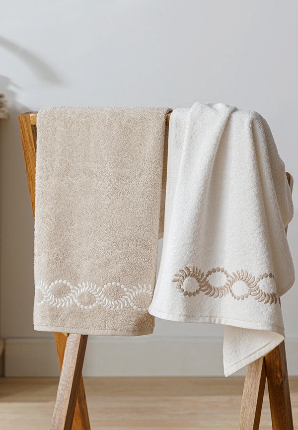 

Набор полотенец English Home, Бежевый;белый, English Home MP002XU049X3