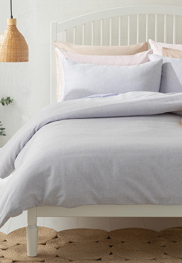 

Постельное белье Евро English Home, Фиолетовый, Petite Daisies
